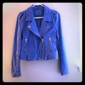 Suede jacket from Blank NYC.